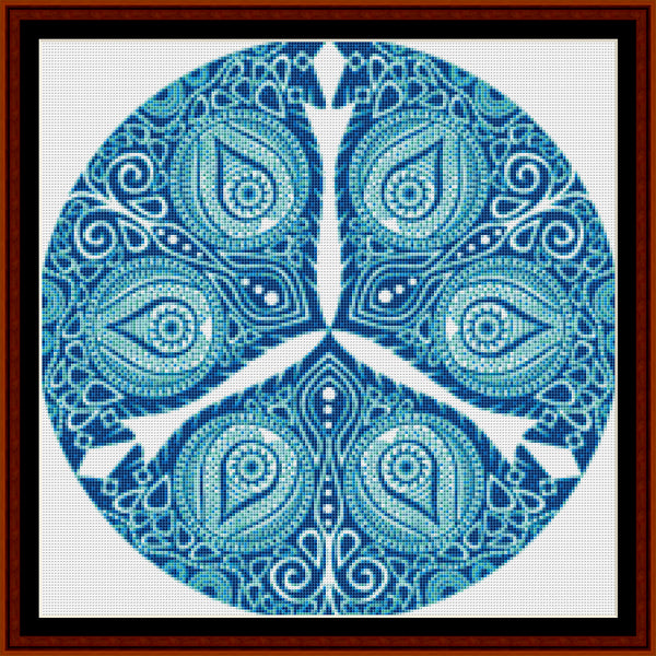 Fractal 801 (small) cross stitch pattern
