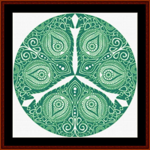 Fractal 803 cross stitch pattern