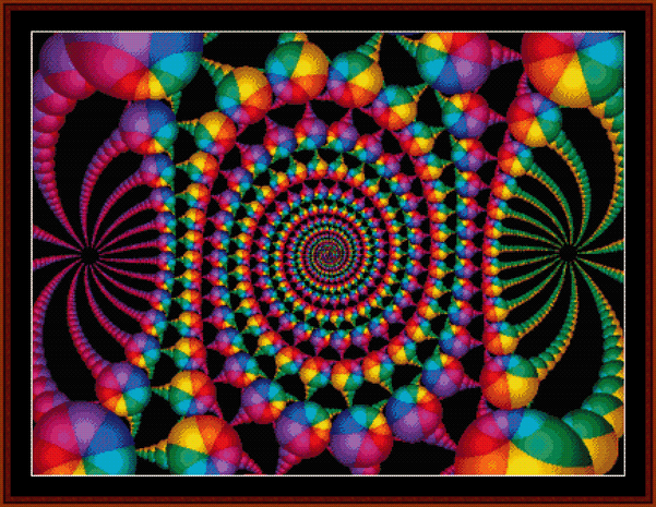 Fractal 89 cross stitch pattern