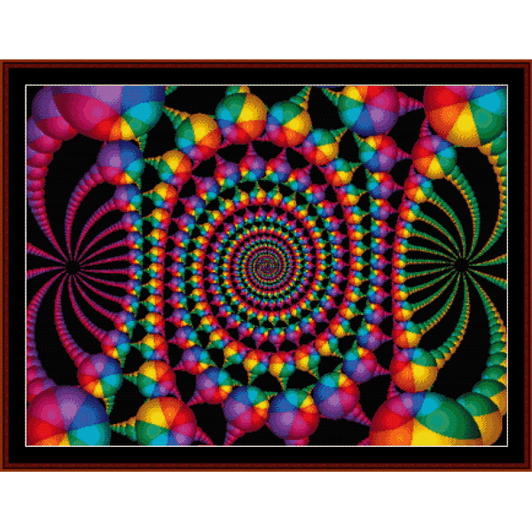 Fractal 89 pdf cross stitch pattern