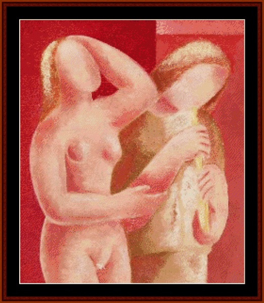 A Song, 1927 - Mikulas Galanda pdf cross stitch pattern