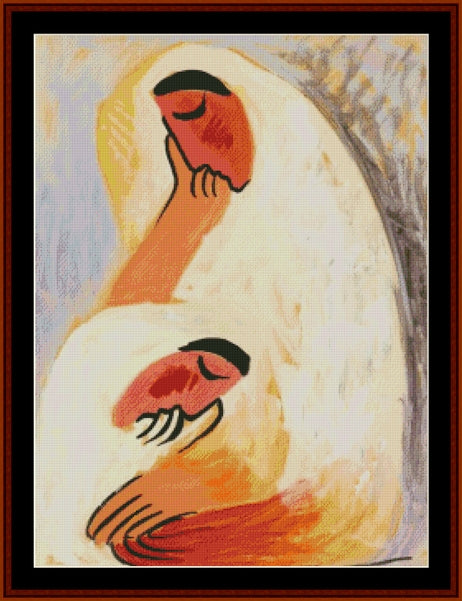 Girlfriends - Mikulas Galanda pdf cross stitch pattern