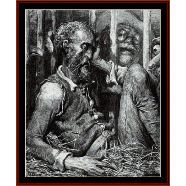 Don Quixote - Gustave Dore cross stitch pattern