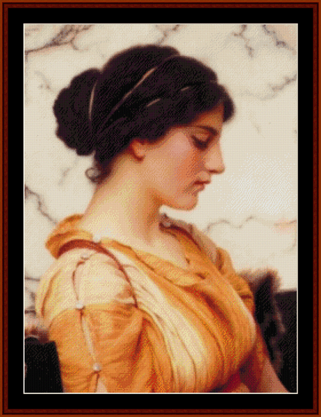 Sabinella - J.W. Godward cross stitch pattern