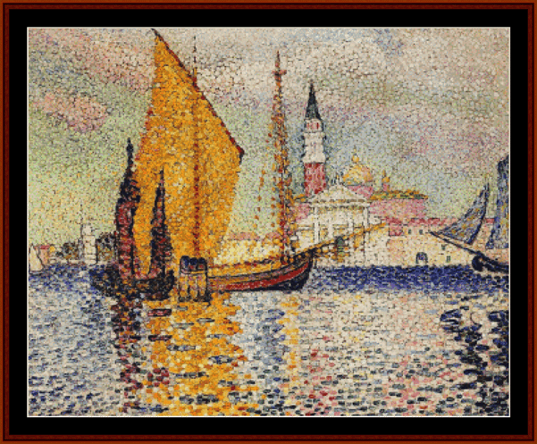 San Giorgio Maggiore, Venice - H.E. Cross cross stitch pattern