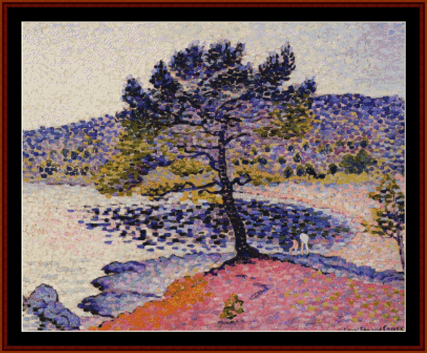 The Beach, Evening - H.E. Cross cross stitch pattern