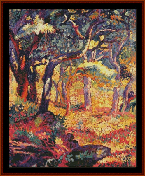 The Clearing - H.E. Cross pdf cross stitch pattern