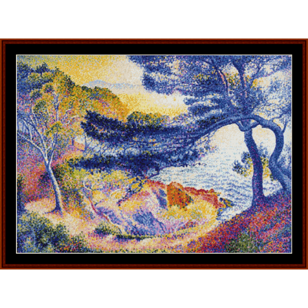 Cape Layet, Provence - H.E. Cross cross stitch pattern
