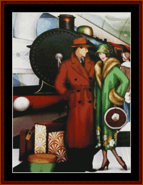 Christmas Honeymoon - Holiday cross stitch pattern