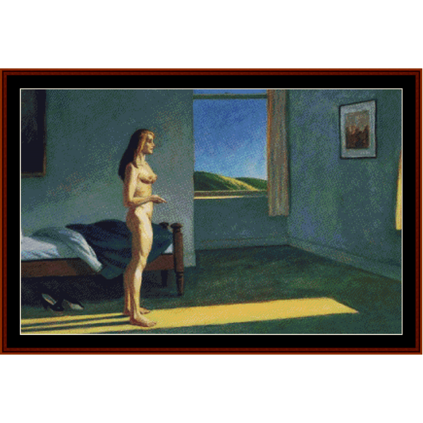 Woman in the Sun cross stitch pattern