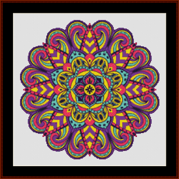 Mandala 86 - Small pdf cross stitch pattern