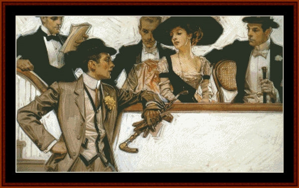Arrow Collars and Cluett Shirts - J.C. Leyendecker pdf cross stitch pattern