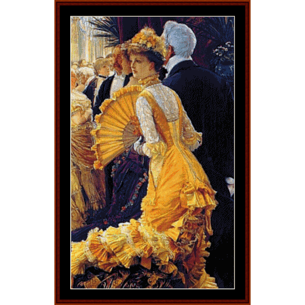 The Ball - James T. Tissot cross stitch pattern