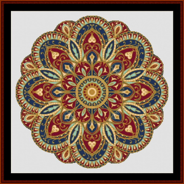 Mandala 4 - Large pdf cross stitch pattern