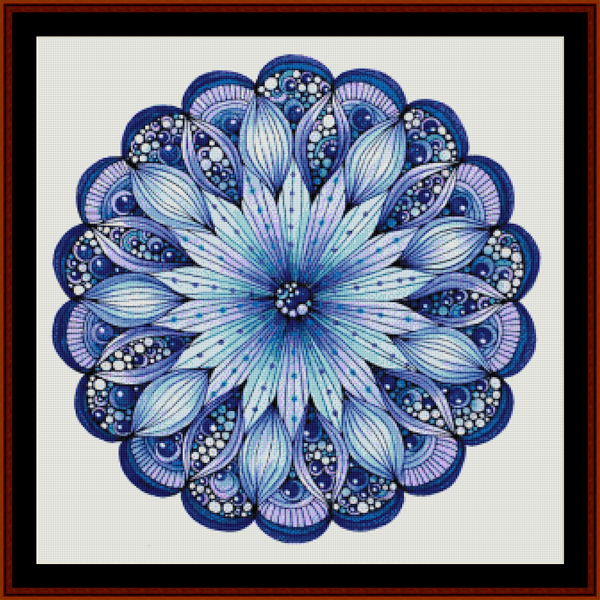 Mandala 9 - Large pdf cross stitch pattern
