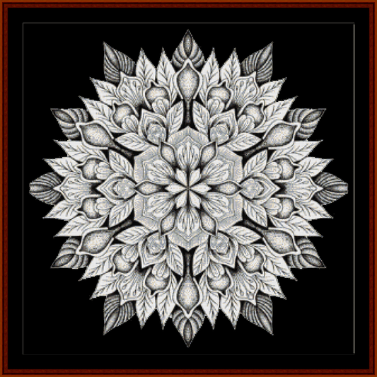 Mandala 13 - Large pdf cross stitch pattern