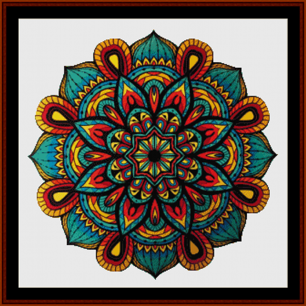 Mandala 27 - Large pdf cross stitch pattern
