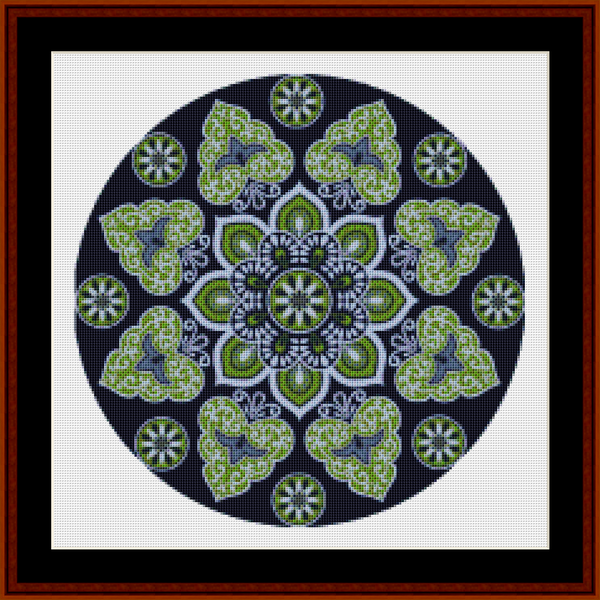 Mandala 29 - Small pdf cross stitch pattern