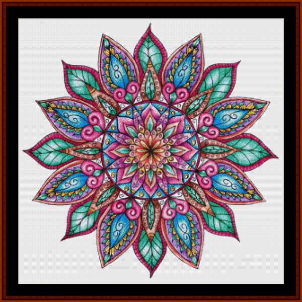 Mandala 31 - Large pdf cross stitch pattern