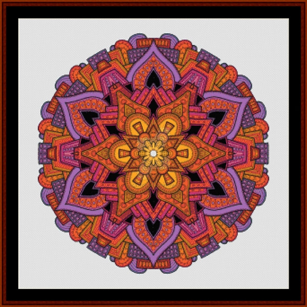 Mandala 33 - Large pdf cross stitch pattern