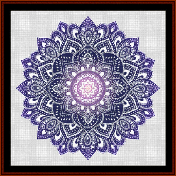 Mandala 35 - Large pdf cross stitch pattern
