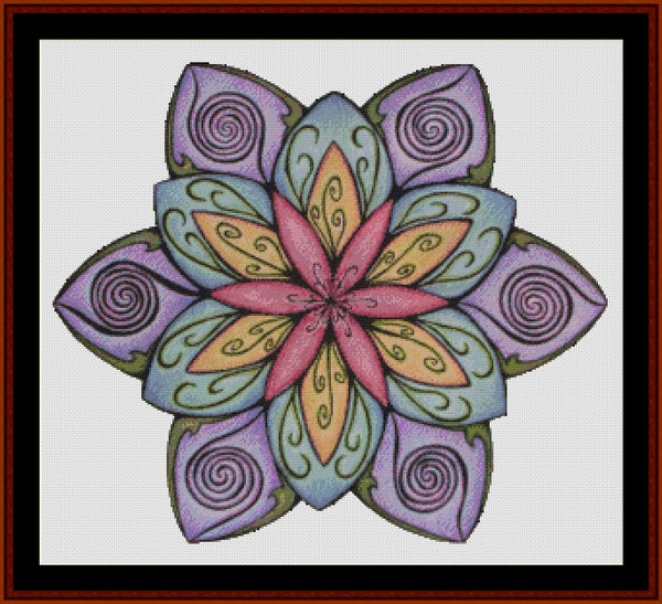 Mandala 37 - Large pdf cross stitch pattern