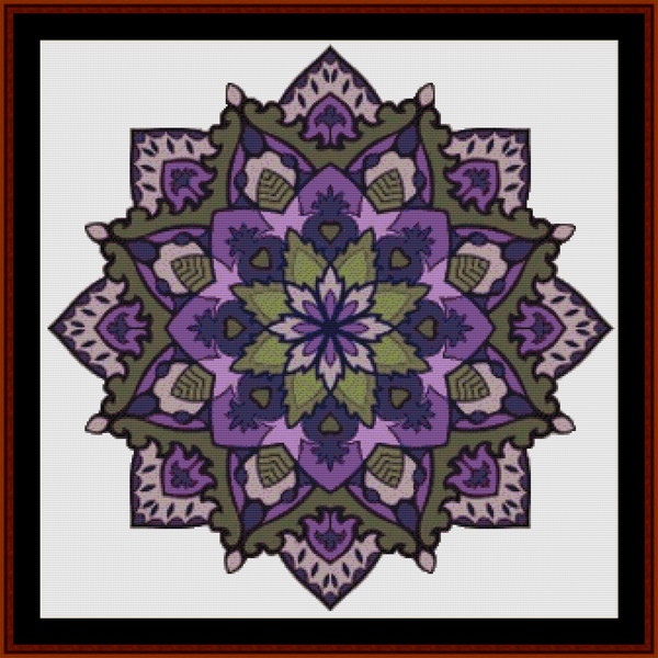 Mandala 58 - Large pdf cross stitch pattern