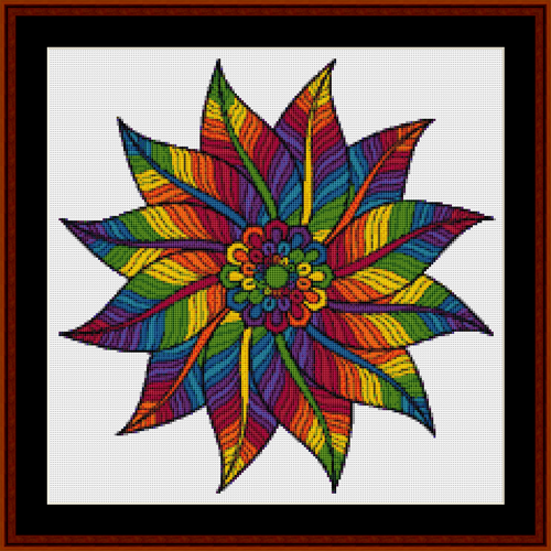 Mandala 60 - Small pdf cross stitch pattern