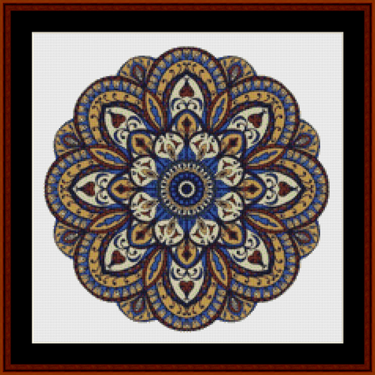 Mandala 65 - Small pdf cross stitch pattern
