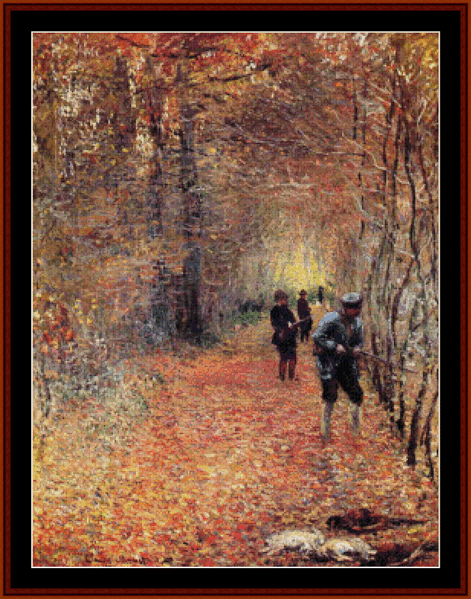 The Shoot - Monet cross stitch pattern