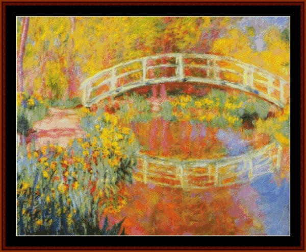 The Waterlily Pond, 1900 - Claude Monet pdf cross stitch pattern