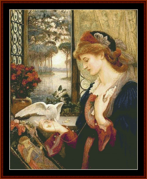 Love's Messenger – Marie S. Stillman pdf cross stitch pattern