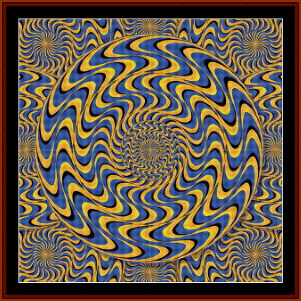 Optical Illusion 8 pdf cross stitch pattern