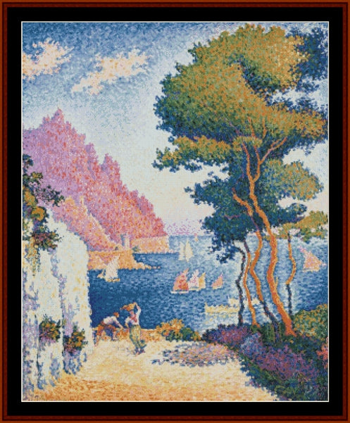 Capo di Noli - Paul Signac pdf cross stitch pattern