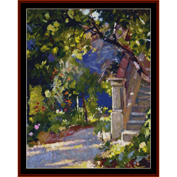 A Quiet Corner - Patrick W. Adam cross stitch pattern