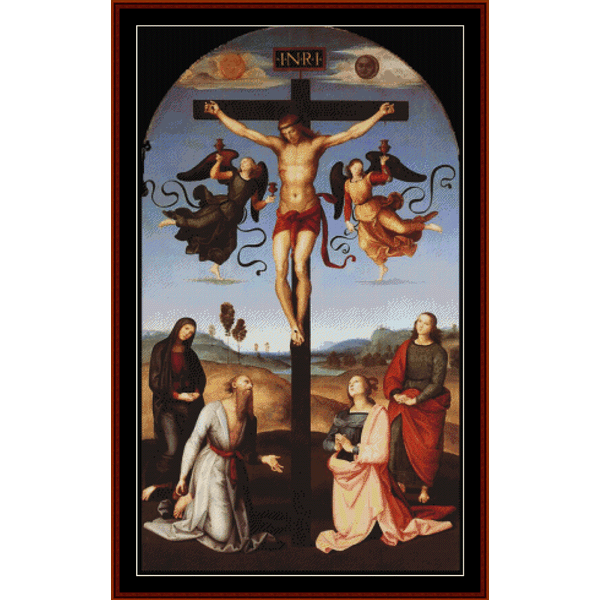 The Crucifixion - Raphael cross stitch pattern