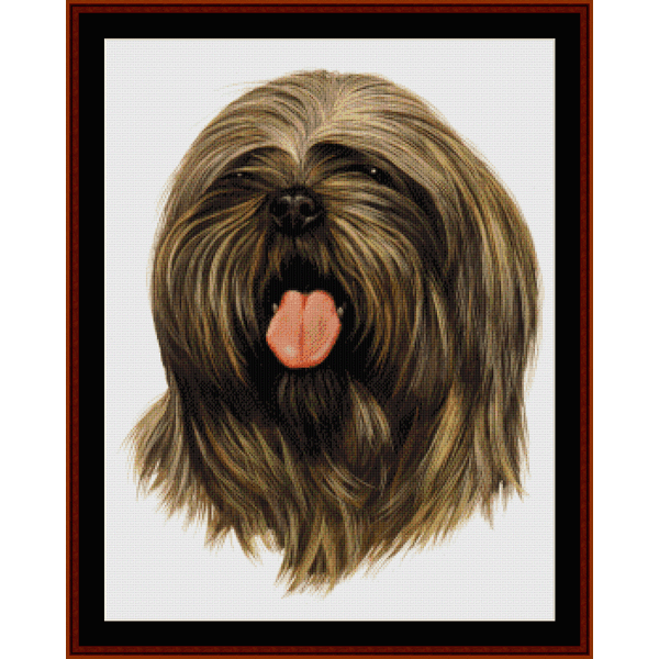 Lhasa Apso pdf cross stitch pattern