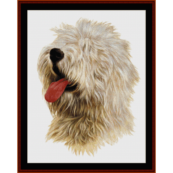 Old English Sheepdog pdf cross stitch pattern