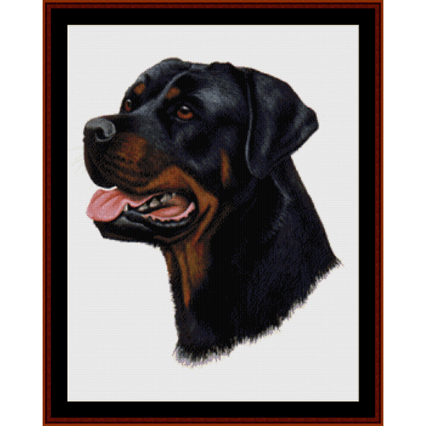 Rottweiler pdf cross stitch pattern