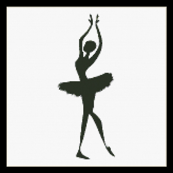 Ballet Dancer 22 pdf cross stitch pattern