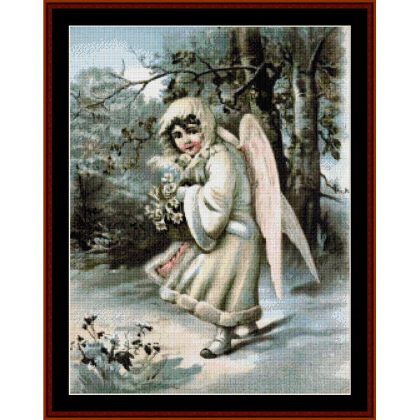Christmas Angel cross stitch pattern