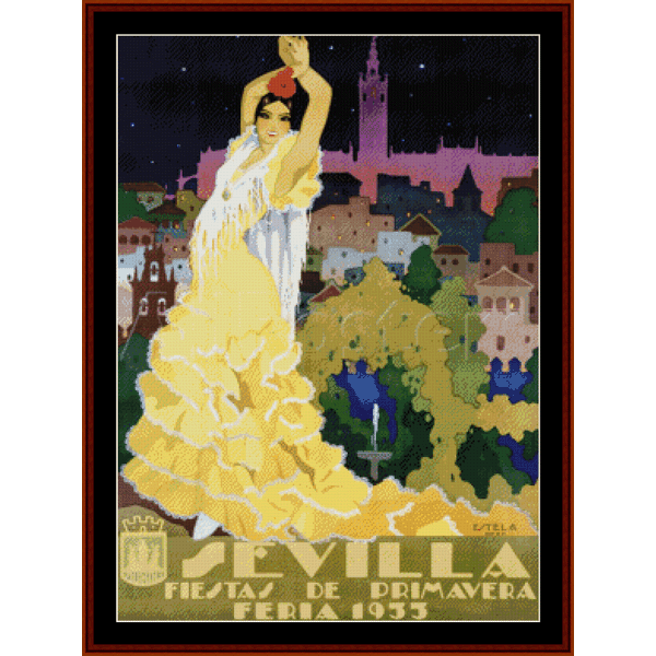 Sevilla cross stitch pattern