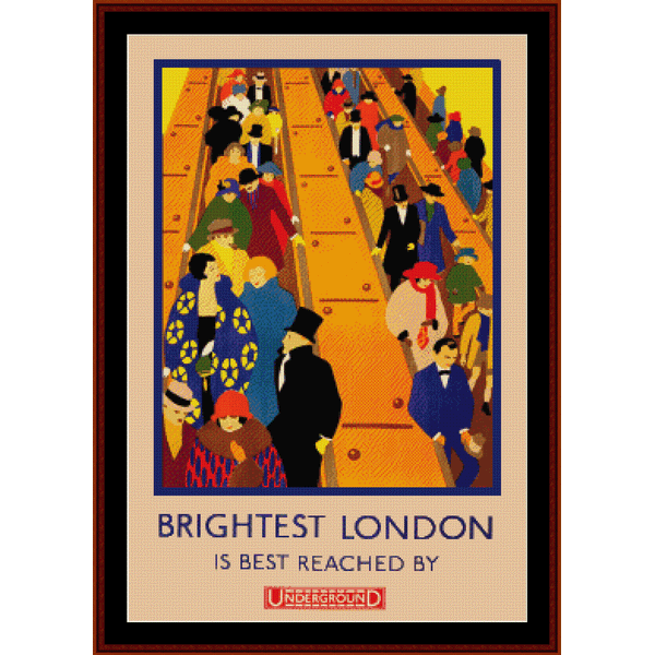 London cross stitch pattern