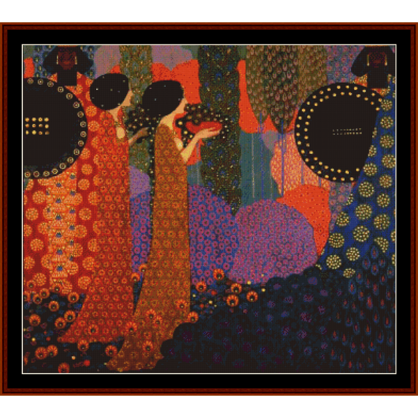 A Thousand and One Nights - Vittorio Zecchin pdf cross stitch pattern