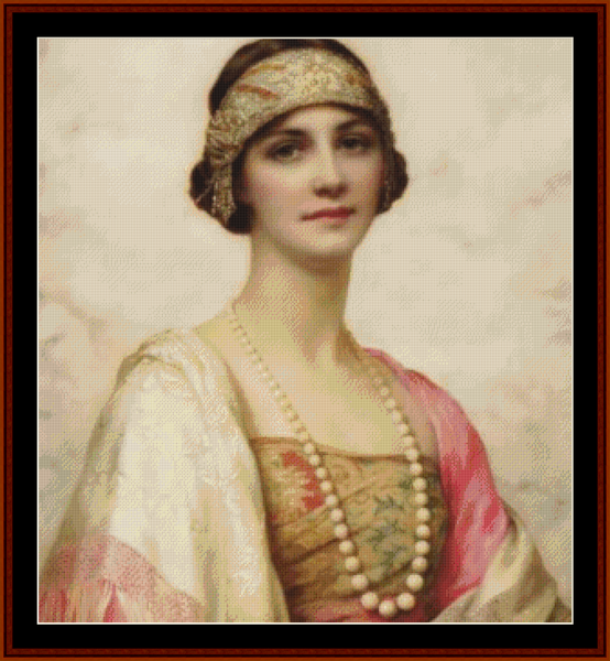 An Elegant Beauty - W.C. Wontner pdf cross stitch pattern