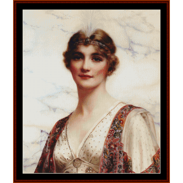 The Fair Persian - W.C. Wontner cross stitch pattern