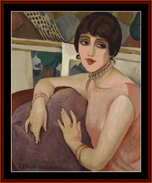 The Danish Girl – Gerda Wegener cross stitch pattern