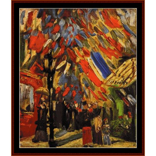 Van Gogh Counted Cross Stitch Pattern by Cross Stitch Collectibles