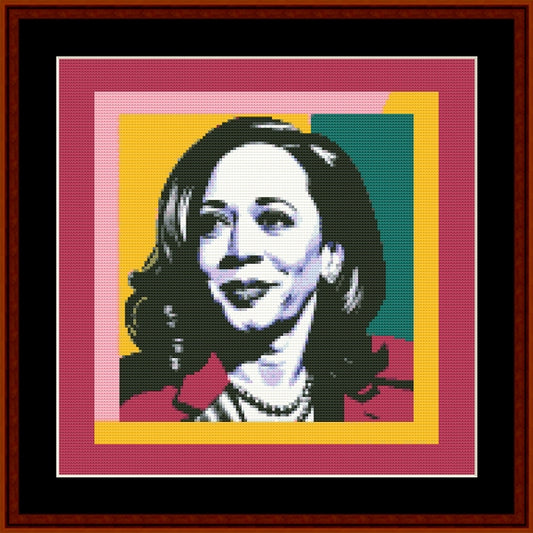 VOTE 2024 - Kamala Harris for President pdf cross stitch pattern