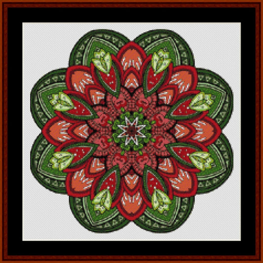 Counted Cross Stitch Pattern: Mandala 48 (Small) - Cross Stitch Collectibles